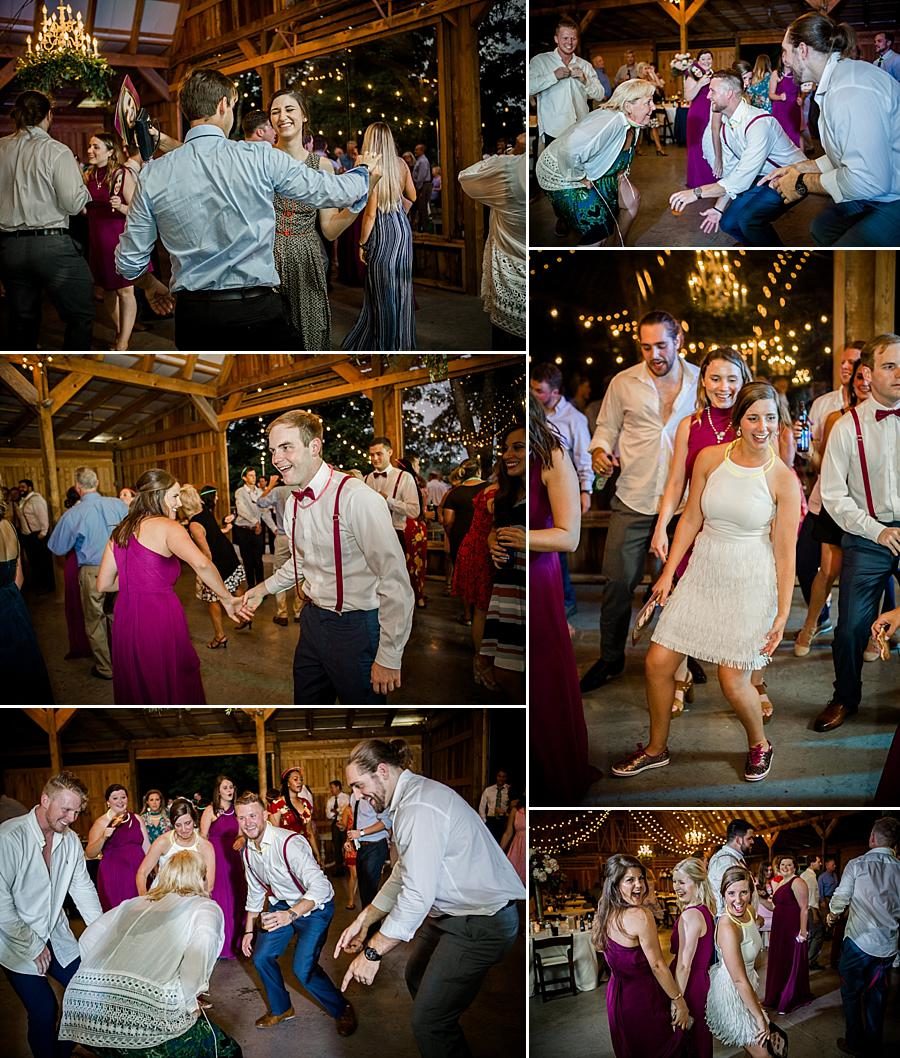 Reception hodge podge at this RiverView Family Farm Wedding by Knoxville Wedding Photographer, Amanda May Photos.