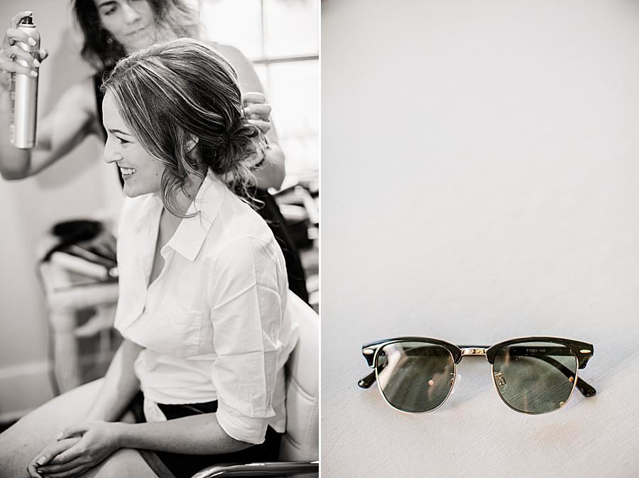 Oakley sunglasses at this Marblegate Farm Wedding by Knoxville Wedding Photographer, Amanda May Photos.