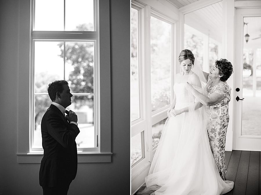 Black and white at this Marblegate Farm Wedding by Knoxville Wedding Photographer, Amanda May Photos.