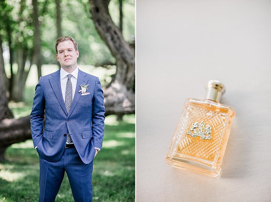 Peach perfume at this Marblegate Farm Wedding by Knoxville Wedding Photographer, Amanda May Photos.