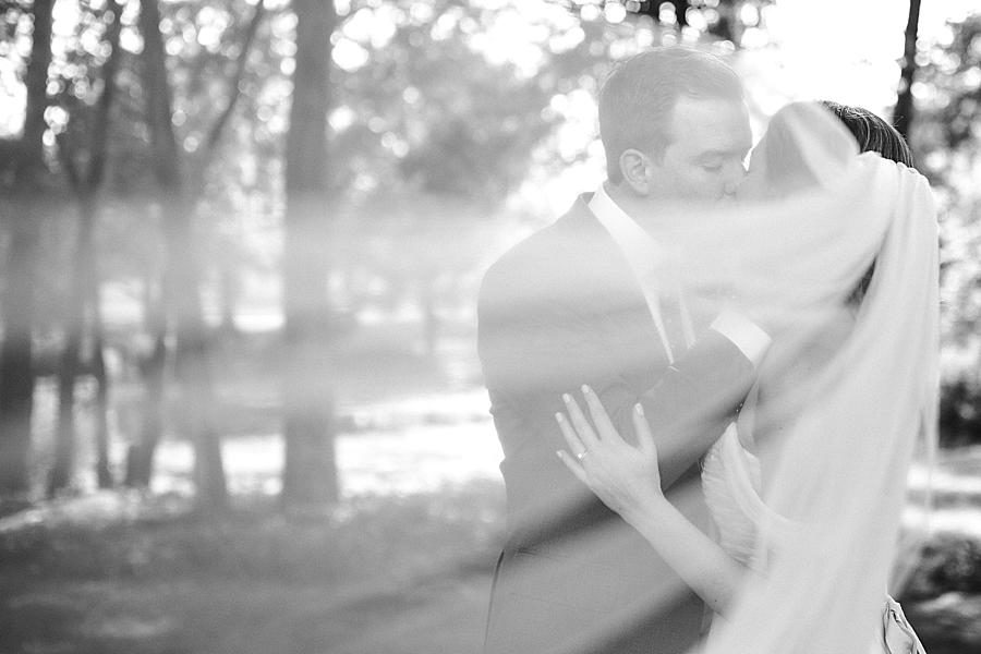 Cool veil shot at this Marblegate Farm Wedding by Knoxville Wedding Photographer, Amanda May Photos.