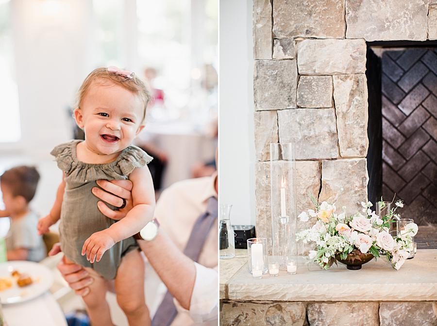 Olive onesie at this Marblegate Farm Wedding by Knoxville Wedding Photographer, Amanda May Photos.