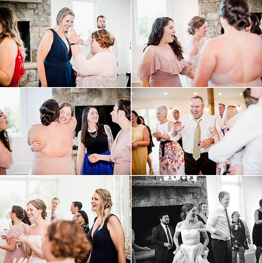 Reception collage at this Marblegate Farm Wedding by Knoxville Wedding Photographer, Amanda May Photos.