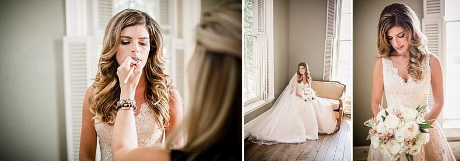 Detail shots of bride at this East Ivy Mansion Wedding session by Knoxville Wedding Photographer, Amanda May Photos.