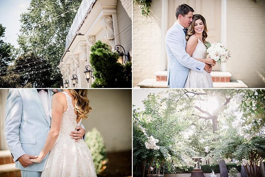 Detail shots of couple and venue at this East Ivy Mansion Wedding session by Knoxville Wedding Photographer, Amanda May Photos.