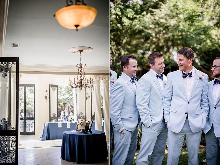 Detail shot of venue at this East Ivy Mansion Wedding session by Knoxville Wedding Photographer, Amanda May Photos.