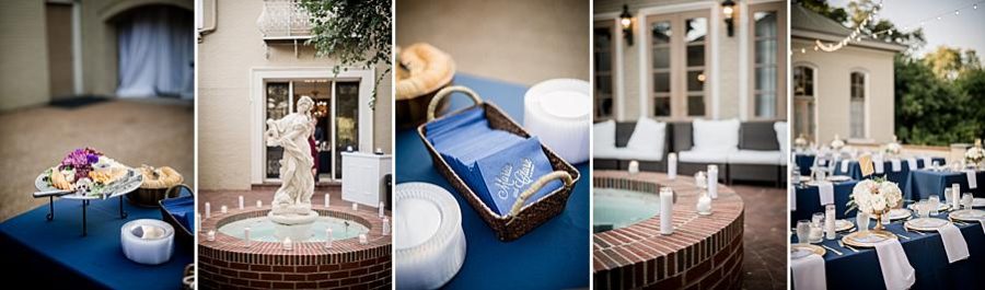 Details at the reception at this East Ivy Mansion Wedding session by Knoxville Wedding Photographer, Amanda May Photos.