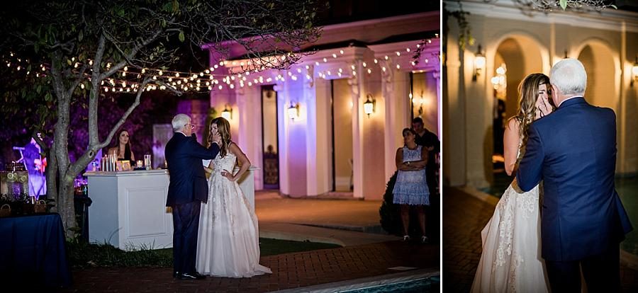 Father and daughter dance at this East Ivy Mansion Wedding session by Knoxville Wedding Photographer, Amanda May Photos.