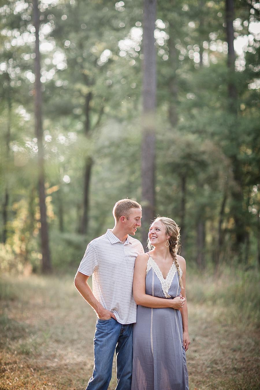 French braid at this Air Force Engagement Session by Knoxville Wedding Photographer, Amanda May Photos.