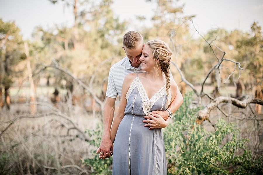 Fallen limbs at this Air Force Engagement Session by Knoxville Wedding Photographer, Amanda May Photos.