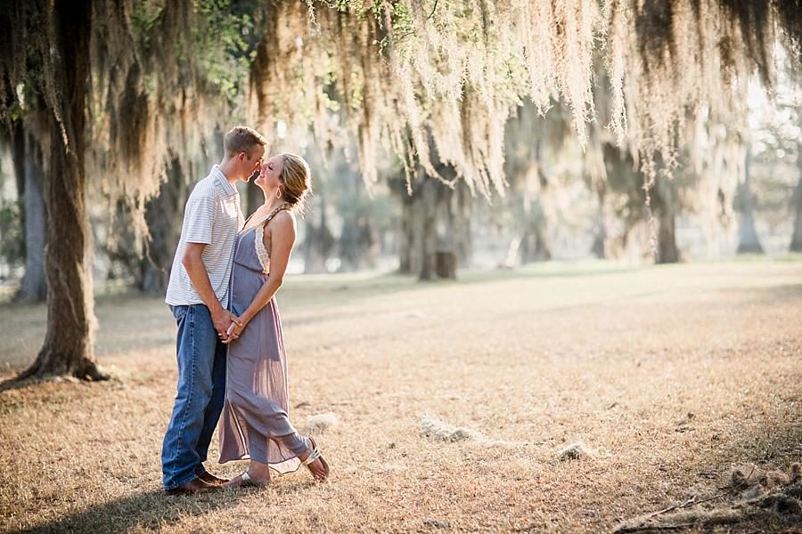 Long skirt at this Air Force Engagement Session by Knoxville Wedding Photographer, Amanda May Photos.