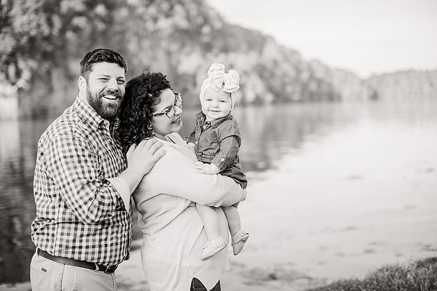 Black and white at this Melton Hill Park 1 by Knoxville Wedding Photographer, Amanda May Photos.