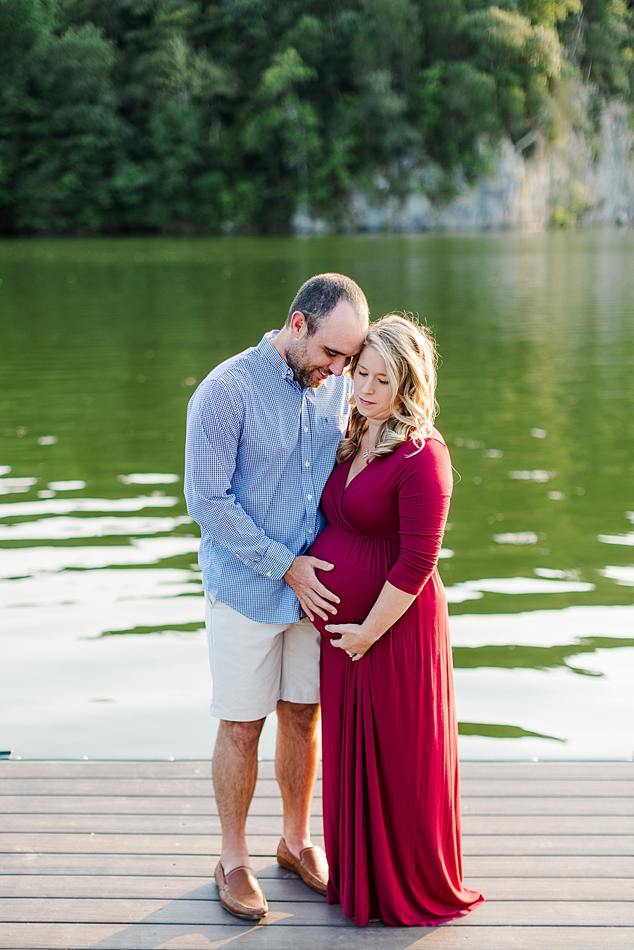 standing on the dock at this melton hill maternity