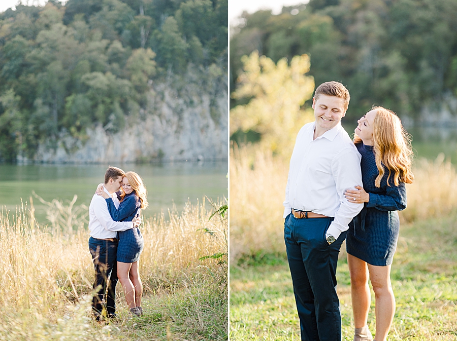 hugging by the lake at melton hill park
