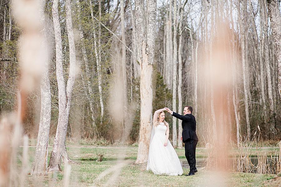 at this Ramble Creek Wedding by Knoxville Wedding Photographer, Amanda May Photos.