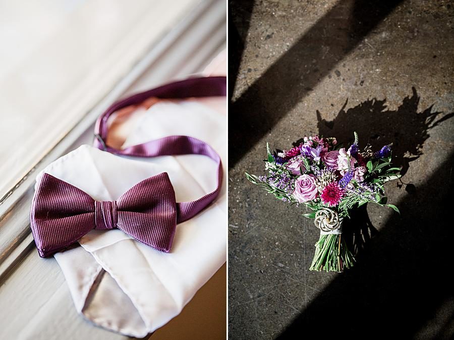 Bouquet at this Relix Theater Wedding by Knoxville Wedding Photographer, Amanda May Photos.