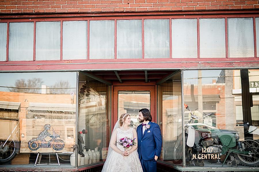 Downtown shop at this Relix Theater Wedding by Knoxville Wedding Photographer, Amanda May Photos.