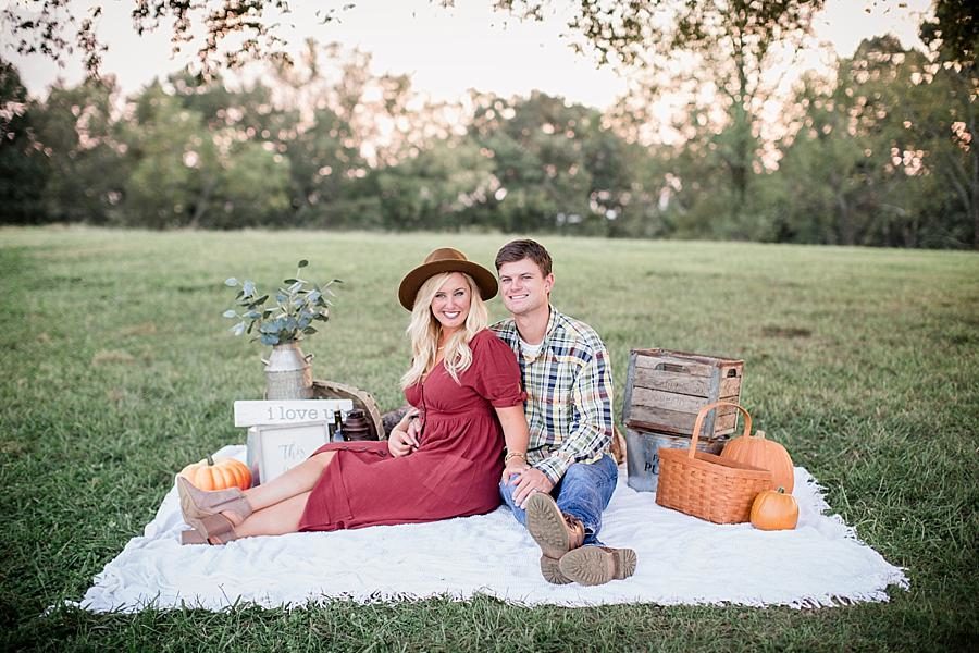 Brown hat at this Spout Springs Vineyard Family Session by Knoxville Wedding Photographer, Amanda May Photos.