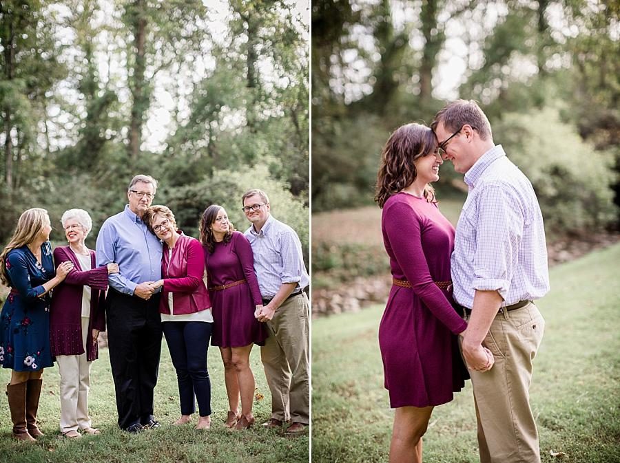Foreheads together at this Norris Dam Family Session by Knoxville Wedding Photographer, Amanda May Photos.