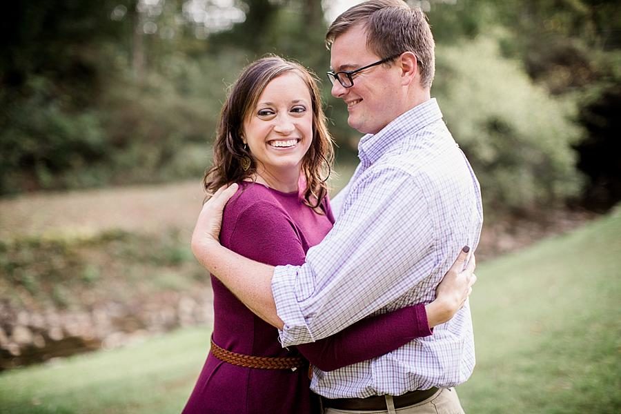 Cranberry dress at this Norris Dam Family Session by Knoxville Wedding Photographer, Amanda May Photos.