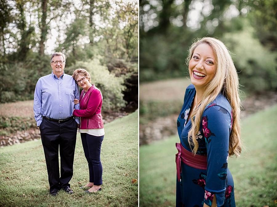 Floral dress at this Norris Dam Family Session by Knoxville Wedding Photographer, Amanda May Photos.