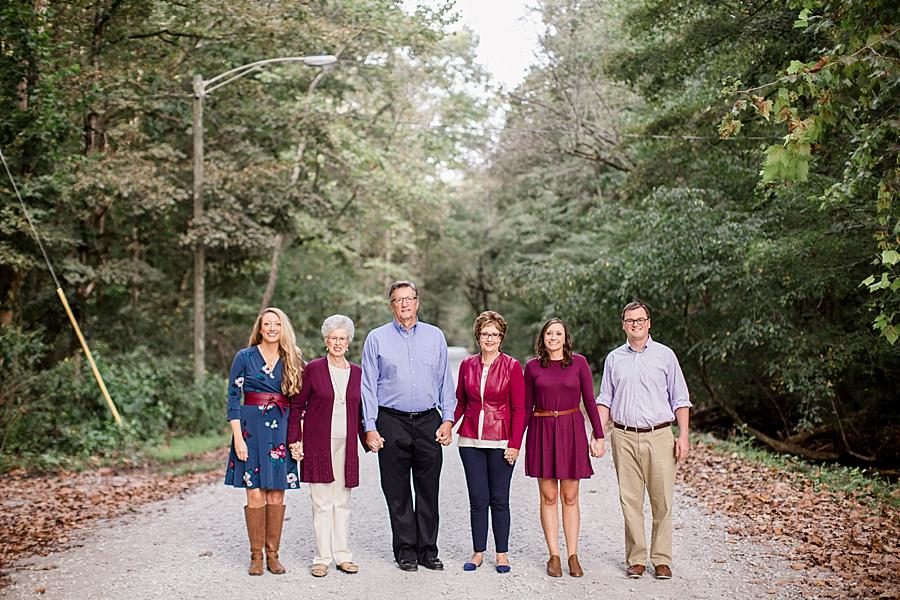 Cranberry accents at this Norris Dam Family Session by Knoxville Wedding Photographer, Amanda May Photos.