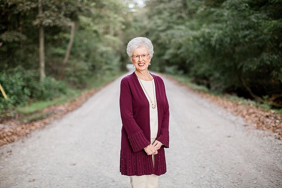 The matriarch at this Norris Dam Family Session by Knoxville Wedding Photographer, Amanda May Photos.