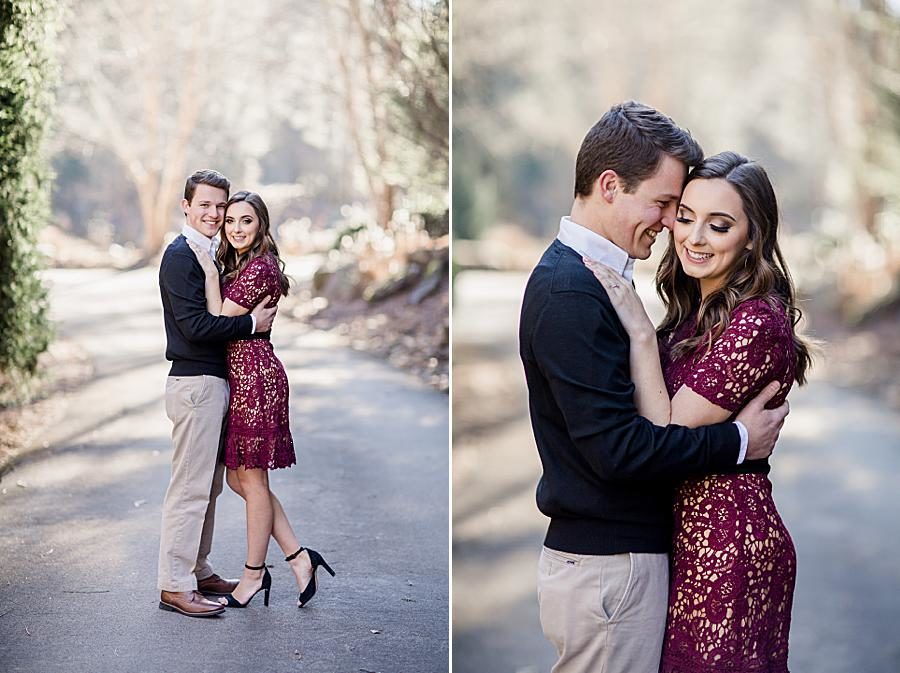 Black heels at this Smoky Mountain Engagement by Knoxville Wedding Photographer, Amanda May Photos.