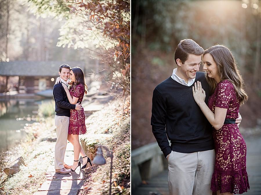 Mountain cabin at this Smoky Mountain Engagement by Knoxville Wedding Photographer, Amanda May Photos.