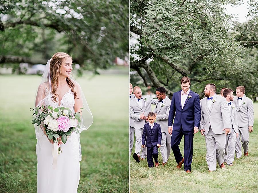 Just the guys at this The Olmsted Wedding by Knoxville Wedding Photographer, Amanda May Photos.