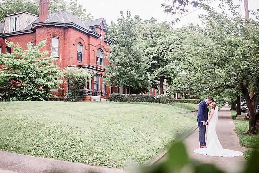 Downtown Louisville at this The Olmsted Wedding by Knoxville Wedding Photographer, Amanda May Photos.