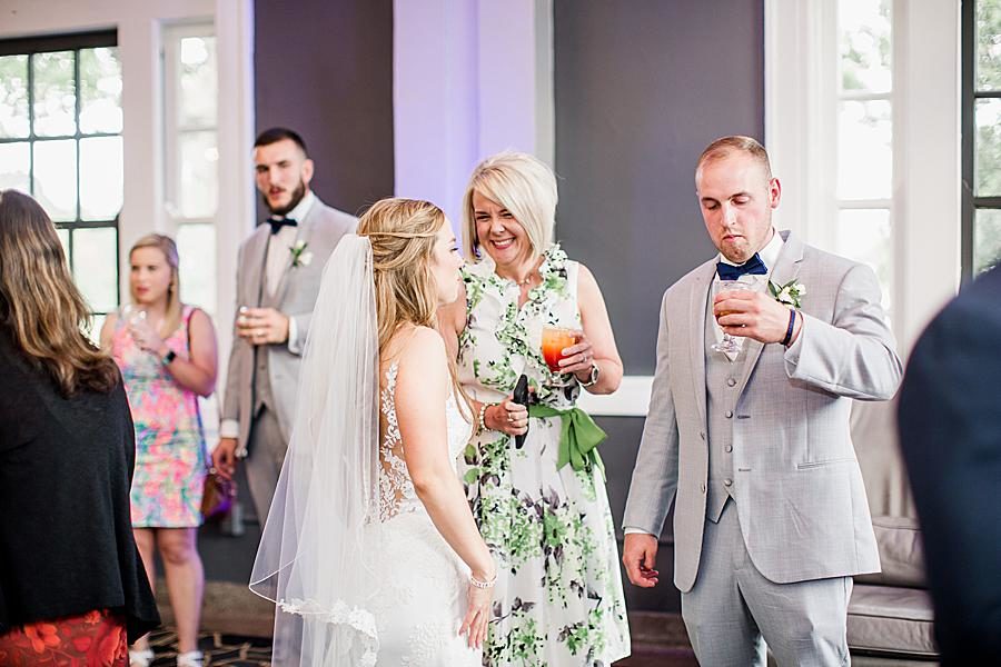 Floral dress at this The Olmsted Wedding by Knoxville Wedding Photographer, Amanda May Photos.