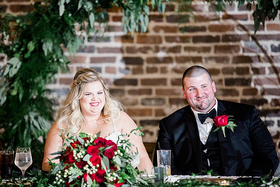 Head table by Knoxville Wedding Photographer, Amanda May Photos.