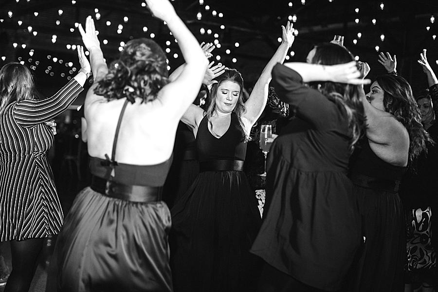 Fast dancing by Knoxville Wedding Photographer, Amanda May Photos.