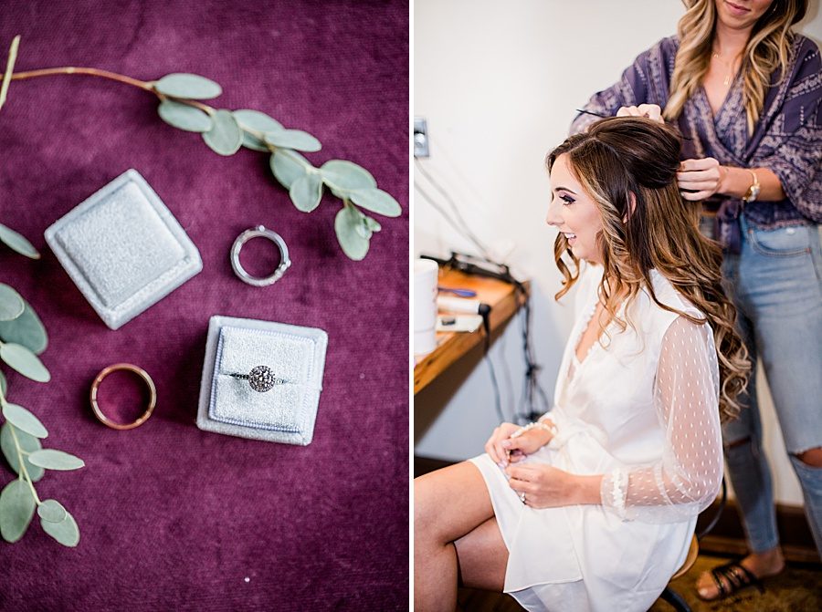 Engagement ring in a box at this Wedding at The Standard by Knoxville Wedding Photographer, Amanda May Photos.