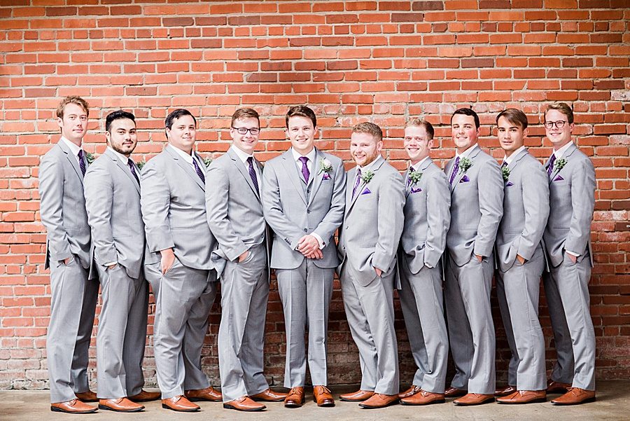 Groomsmen at this Wedding at The Standard by Knoxville Wedding Photographer, Amanda May Photos.