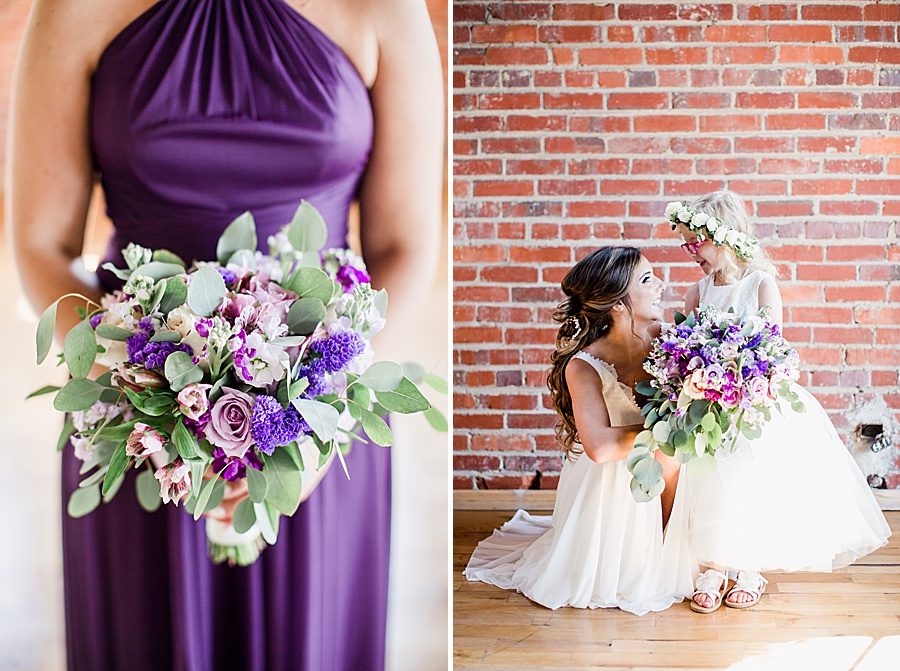 Bridesmaid bouquet detail at this Wedding at The Standard by Knoxville Wedding Photographer, Amanda May Photos.