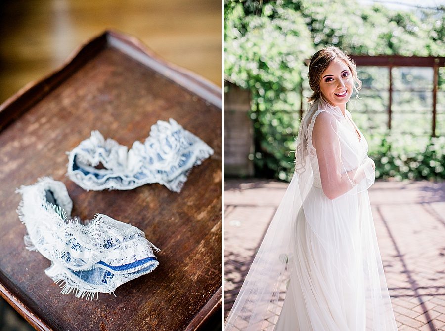 Garters at this Wedding at The Standard by Knoxville Wedding Photographer, Amanda May Photos.