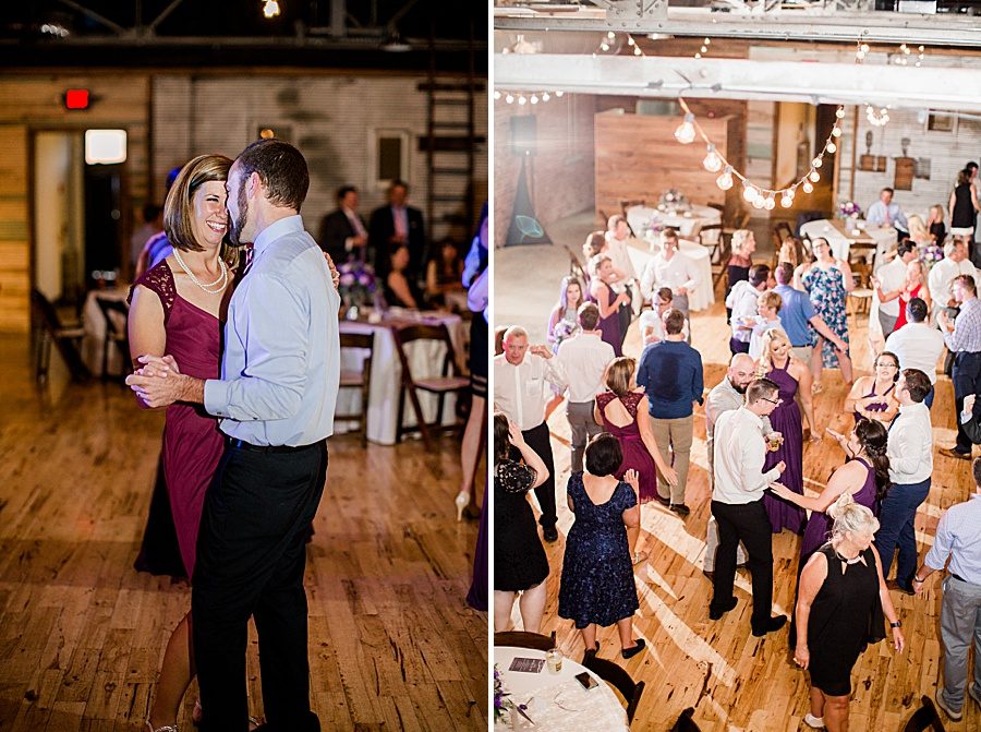 Guests dancing by Knoxville Photographer, Amanda May Photos.