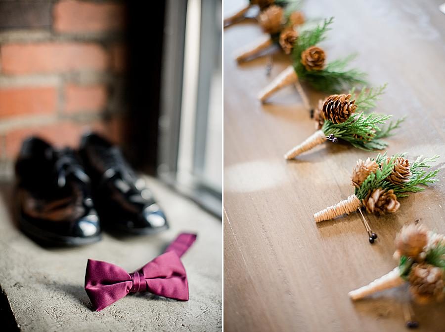 Bouquets at this The Foundry Wedding by Knoxville Wedding Photographer, Amanda May Photos.