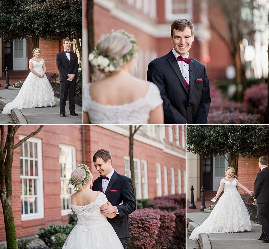 First look at this The Foundry Wedding by Knoxville Wedding Photographer, Amanda May Photos.