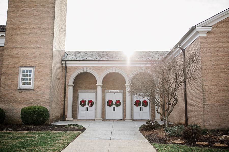 Church doors at this The Foundry Wedding by Knoxville Wedding Photographer, Amanda May Photos.