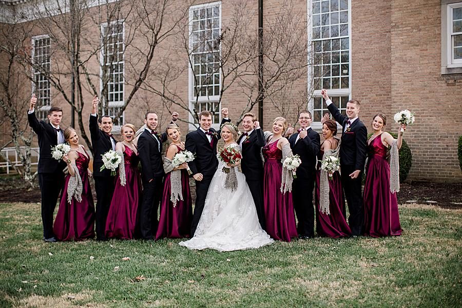 Celebrating at this The Foundry Wedding by Knoxville Wedding Photographer, Amanda May Photos.