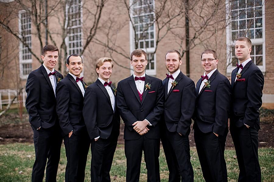 Hands in pockets at this The Foundry Wedding by Knoxville Wedding Photographer, Amanda May Photos.