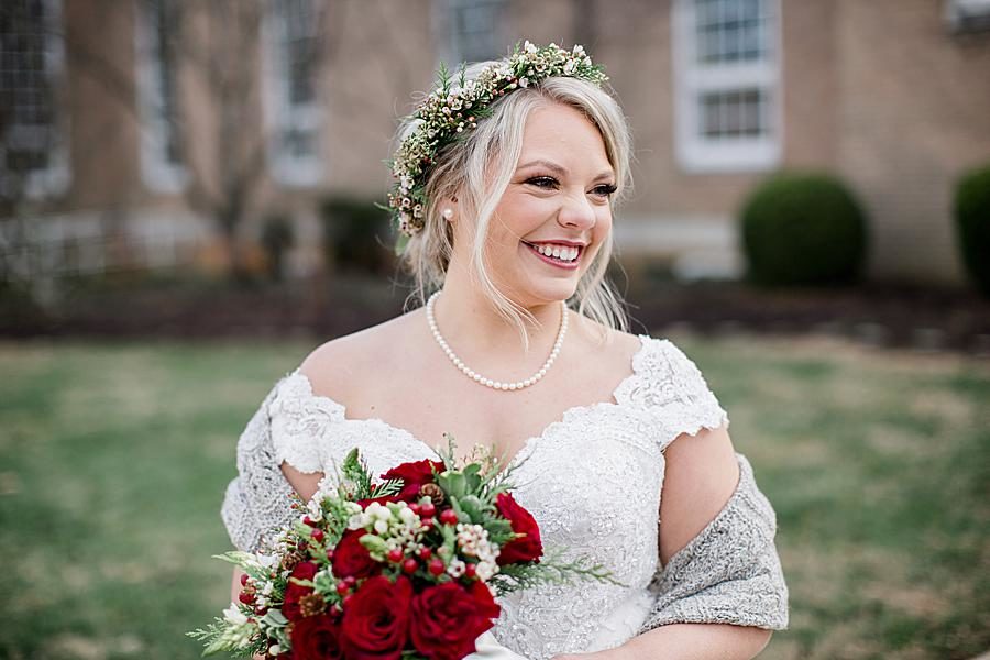Big smile at this The Foundry Wedding by Knoxville Wedding Photographer, Amanda May Photos.