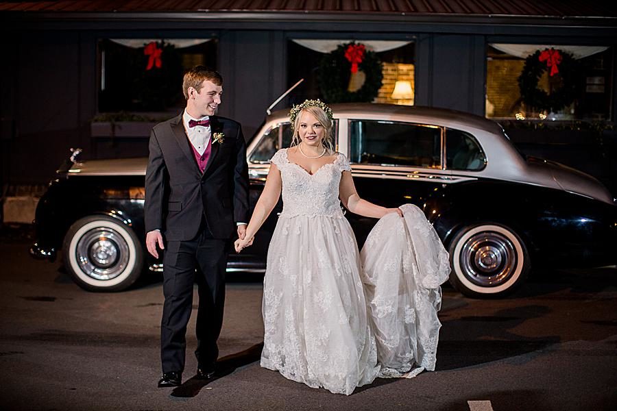 White wall tires at this The Foundry Wedding by Knoxville Wedding Photographer, Amanda May Photos.