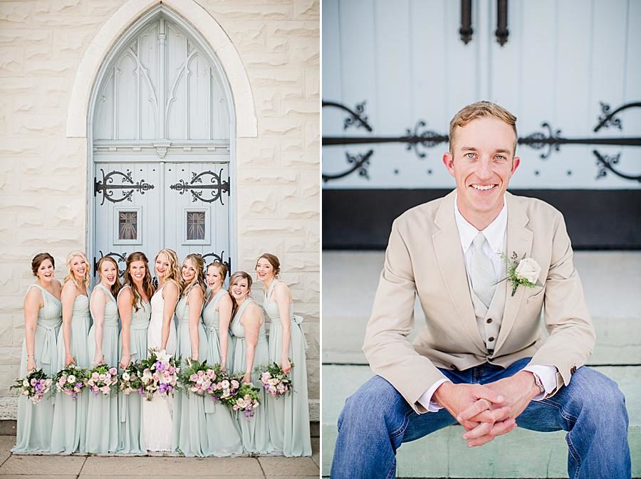 Model groom at this Dayton wedding by Knoxville Wedding Photographer, Amanda May Photos.