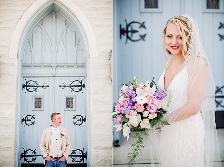 Solo shots at this Dayton wedding by Knoxville Wedding Photographer, Amanda May Photos.