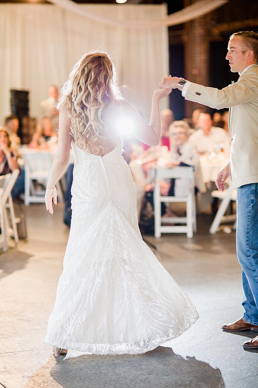 Indoor photography at this Dayton wedding by Knoxville Wedding Photographer, Amanda May Photos.
