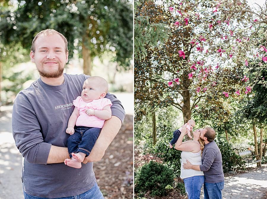 Holding baby at this Hope Resource Session by Knoxville Wedding Photographer, Amanda May Photos.